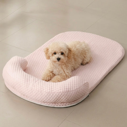 Orthopedic Cooling Dog Bed with Gel Mat & Joint Support