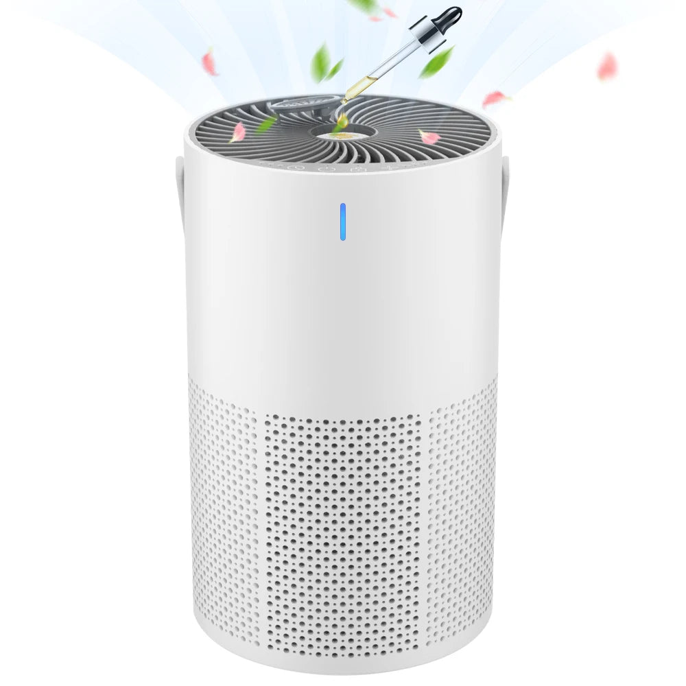 Compact Air Purifier | H13 True HEPA Filter with 3 Speed Settings | Portable Design for Clean Air Anywhere 5