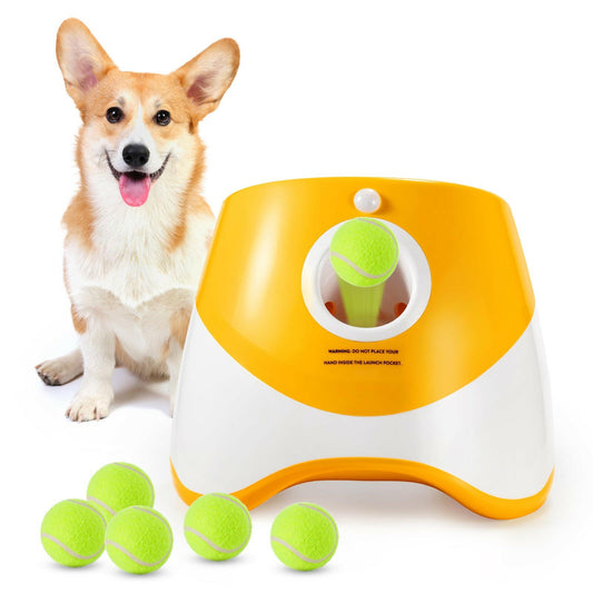 Pawfey | Automatic Ball Launcher for Dogs with Adjustable Distance | Interactive Fetch Toy for Endless Fun 1