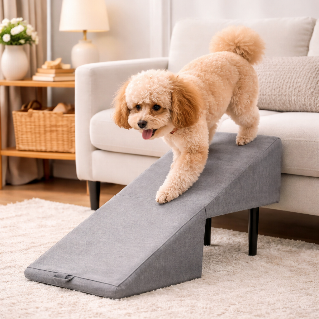 Pet Steps | 2-in-1 Dog Ramp for Bed & Car with Non-Slip Surface | Versatile Mobility Solution for Small Pets 9