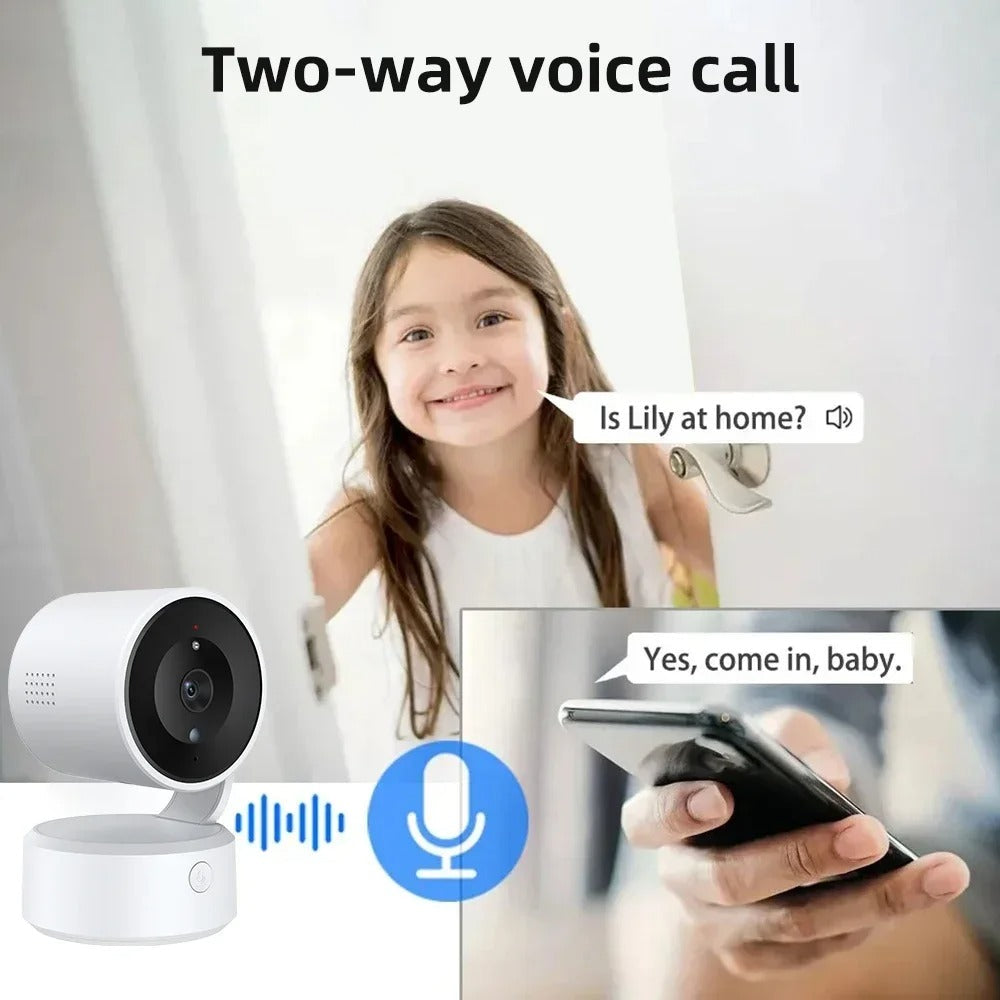 Smart Home Security Cameras | 5MP Wireless Security Camera with 360° View | Real-Time Monitoring for Pets and Home Safety 7