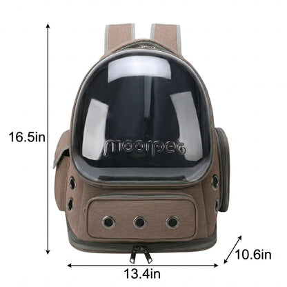 Pet Carrier Backpack – Bubble Window, Ventilation & Ergonomic Padded Straps
