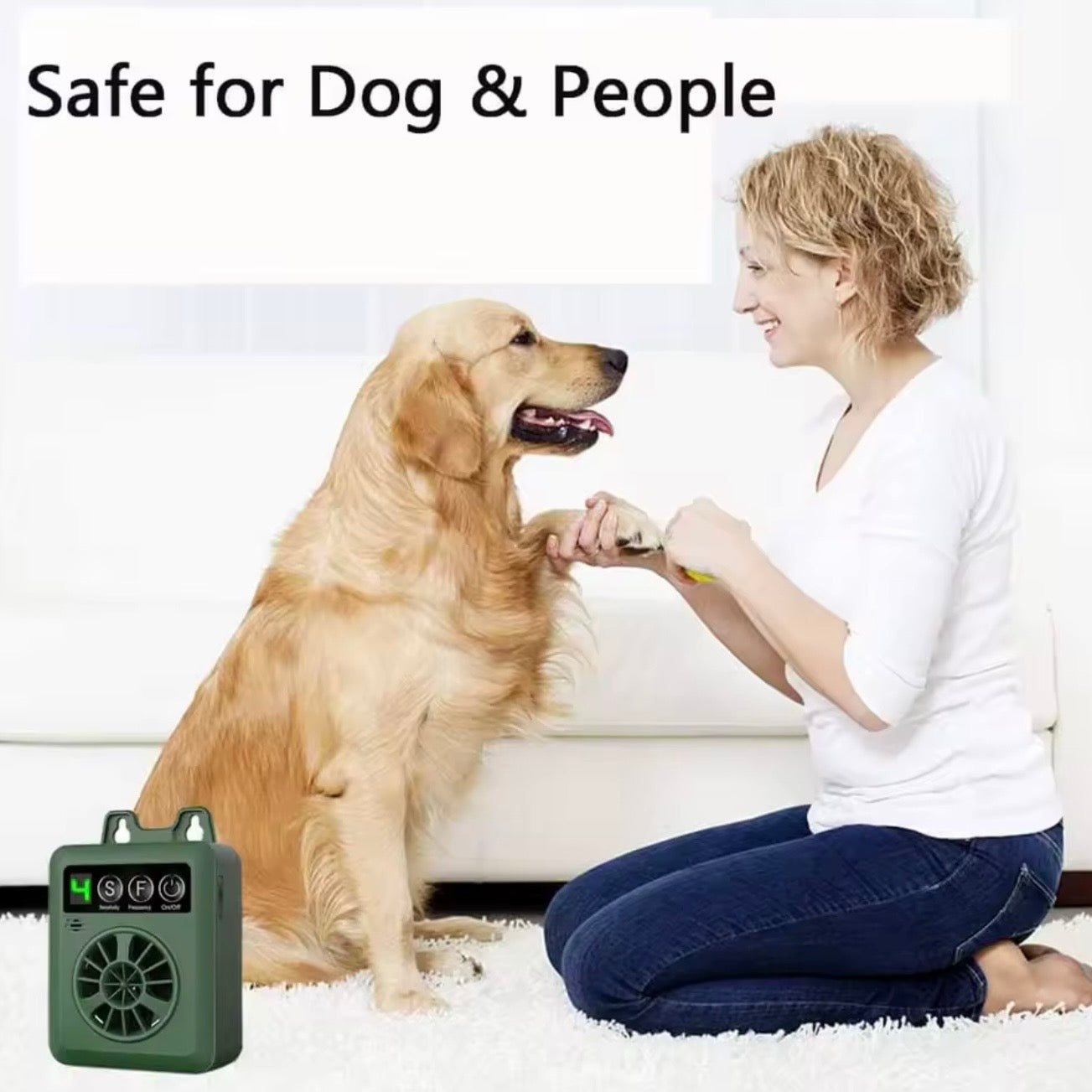 Outdoor Bark Control Device – Weatherproof, Ultrasonic & Rechargeable