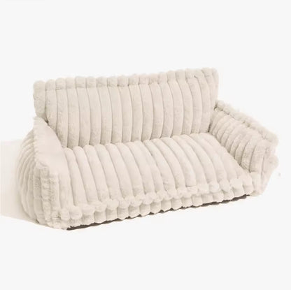 Orthopedic Dog Bed with Elevated Headrest & Joint Support
