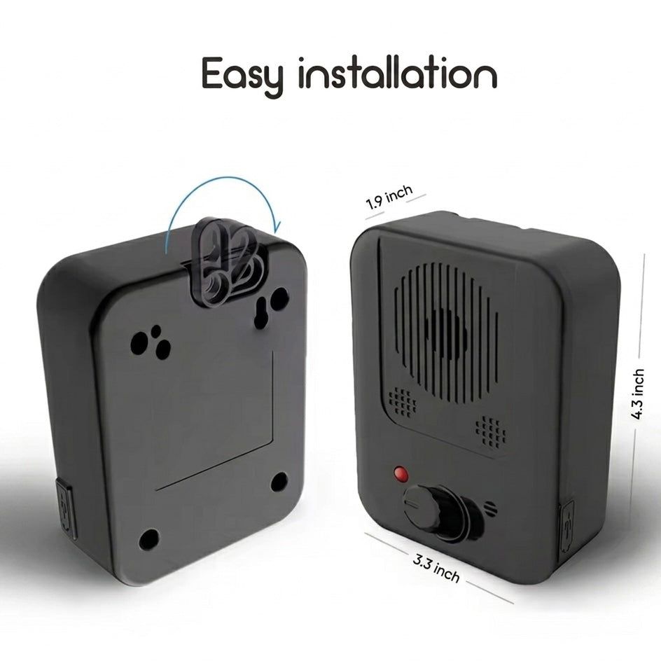 Ultrasonic Bark Control Device – 3 Range Settings & USB Rechargeable