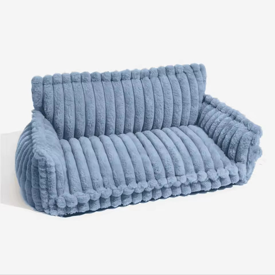 Orthopedic Dog Bed with Elevated Headrest & Joint Support