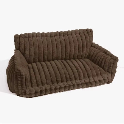 Orthopedic Dog Bed with Elevated Headrest & Joint Support
