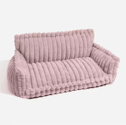 Orthopedic Dog Bed with Elevated Headrest & Joint Support