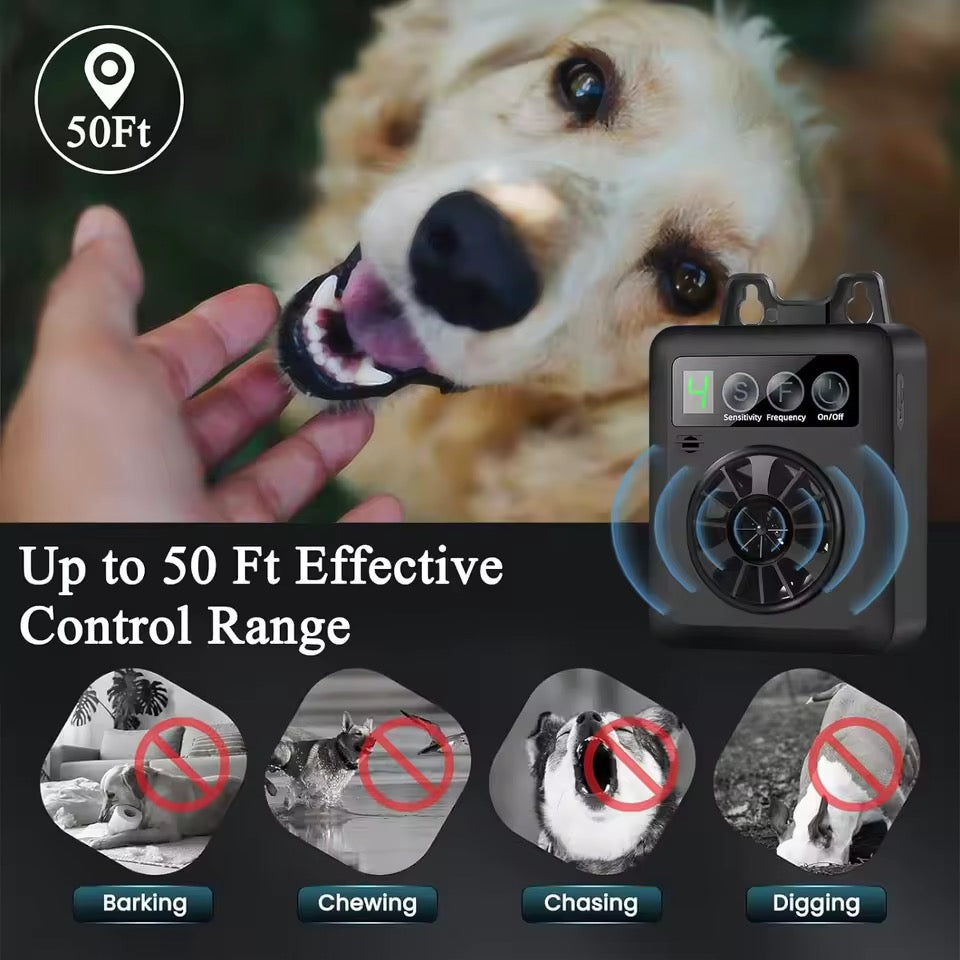 Outdoor Bark Control Device – Weatherproof, Ultrasonic & Rechargeable