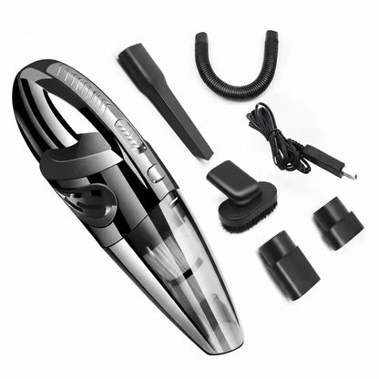 Handheld Vacuum Cleaner – 9000Pa Cyclone Suction, Cordless & Lightweight for Home, Car & Pet Hair Cleanup