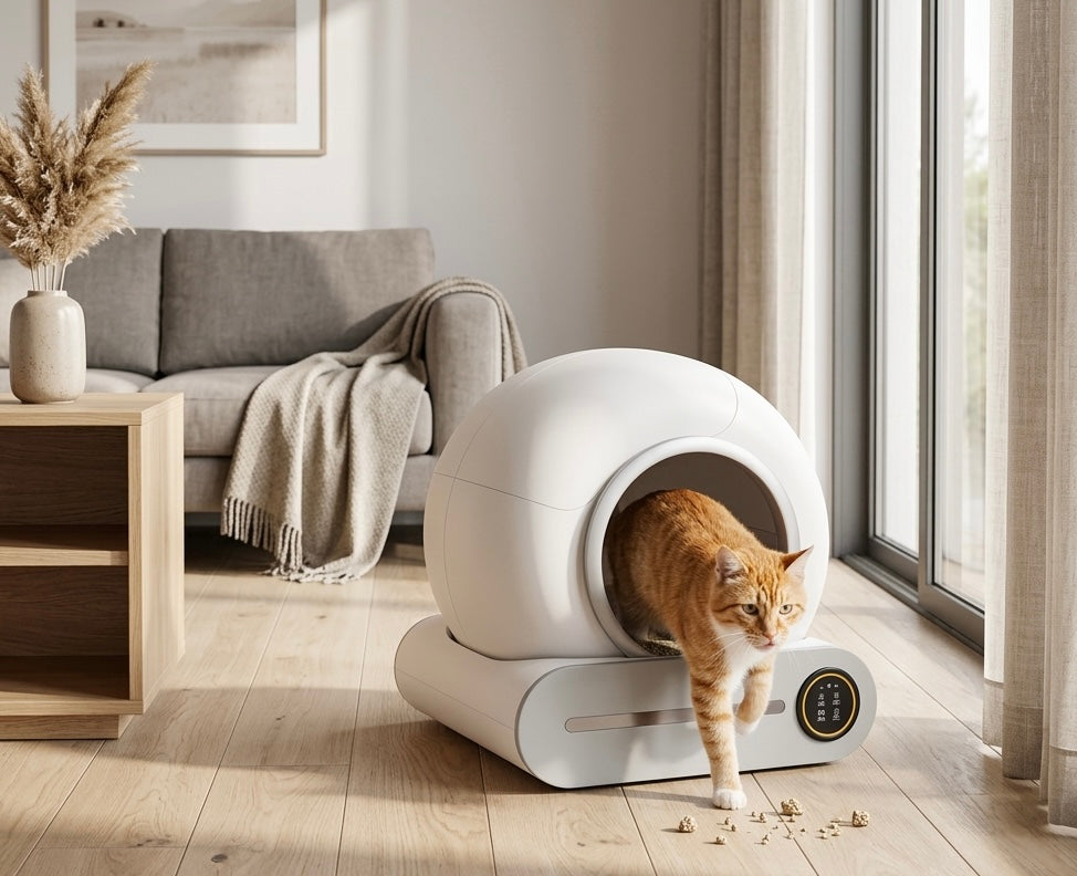 CleanPaw | Automatic Cat Litter Box – Self-Cleaning & App-Controlled