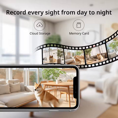 Smart Indoor Pet Camera | 2K Resolution with Night Vision & Two-Way Audio | Ideal Dog & Cat Monitor