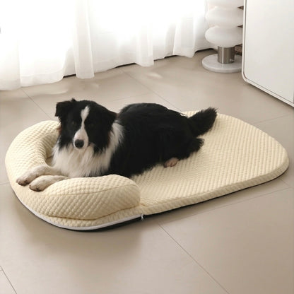 Orthopedic Cooling Dog Bed with Gel Mat & Joint Support