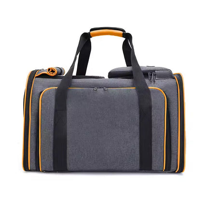 Expandable Pet Carrier Bag – Breathable Mesh, Foldable & Lightweight
