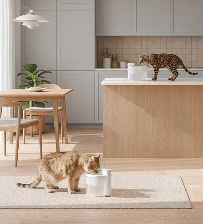 AquaPaw | Motion Sensor Cat Fountain | Encourages Hydration