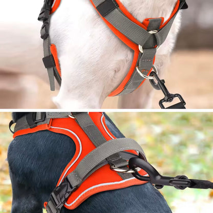Dog Harness with Reflective Strip & Top Handle – Adjustable Fit for All Walks