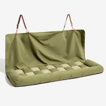Large Dog Car Seat Bed – Waterproof & Bolstered with Anti-Slip Base