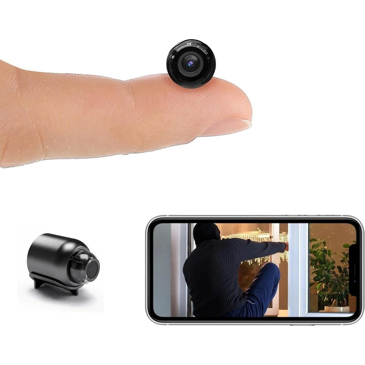 Mini Pet Surveillance Camera – 1080P HD, Night Vision & Motion Alerts