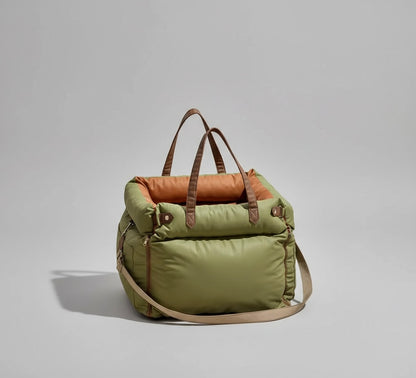 RoadPaw | Plush Dog Car Seat with Safety Belt