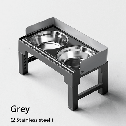 Adjustable Elevated Pet Feeder with Stainless Steel Slow Feeder Bowls | Ergonomic Design for Healthy Digestion 4