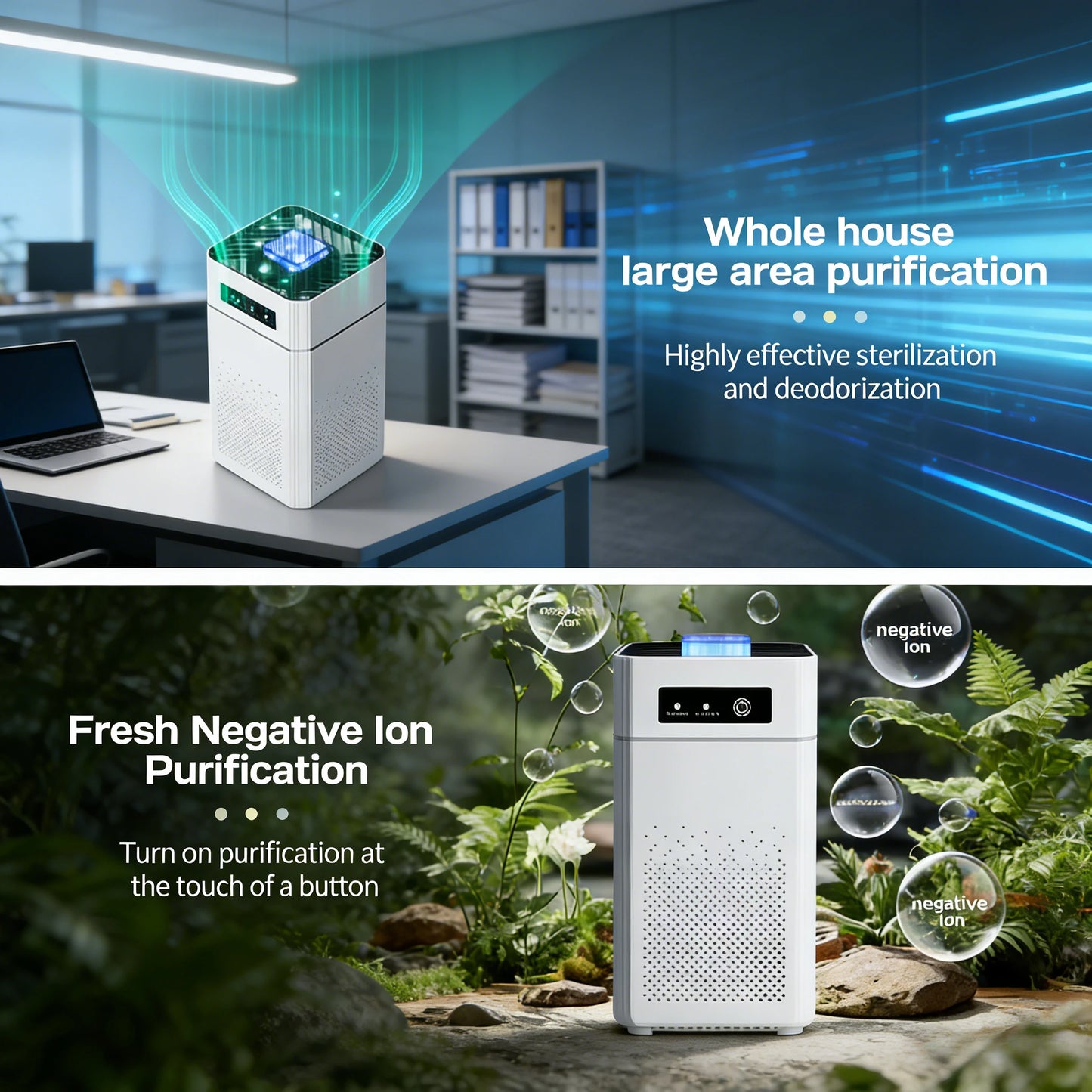 Air Purifier | HEPA Filter with 360° Air Intake & Ultra Quiet Operation | Ideal Air Filter for Home and Office 3