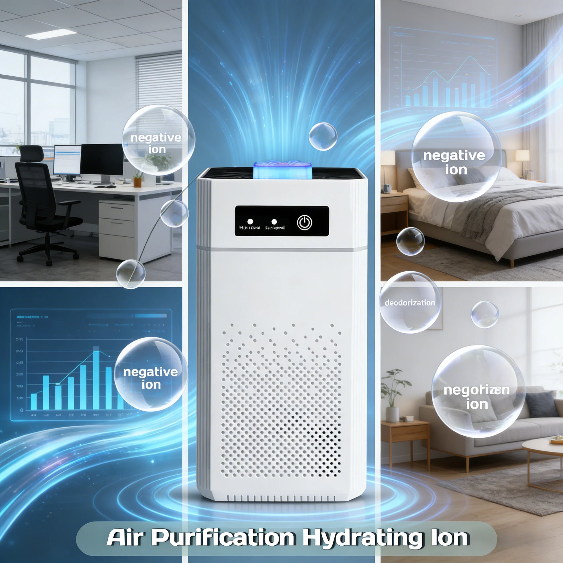 Air Purifier | HEPA Filter with 360° Air Intake & Ultra Quiet Operation | Ideal Air Filter for Home and Office 4