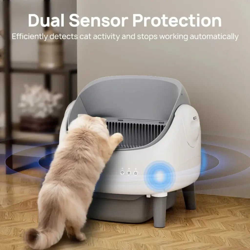 Automatic Cat Litter Box with Smart App Control & 15L Capacity for Hassle-Free Cleaning 4
