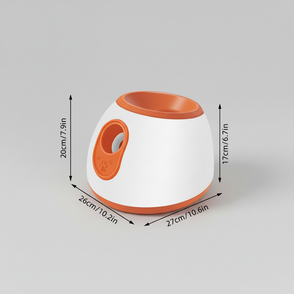 Automatic Dog Ball Launcher | Adjustable Distance Settings for Effortless Fetching Fun 1