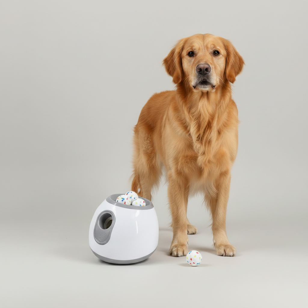 Automatic Dog Ball Launcher | Adjustable Distance Settings for Effortless Fetching Fun 4