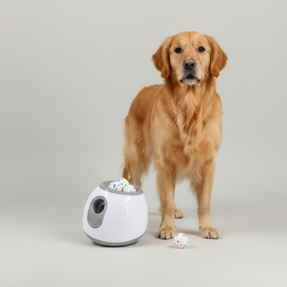 Automatic Dog Ball Launcher | Adjustable Distance Settings for Effortless Fetching Fun 4