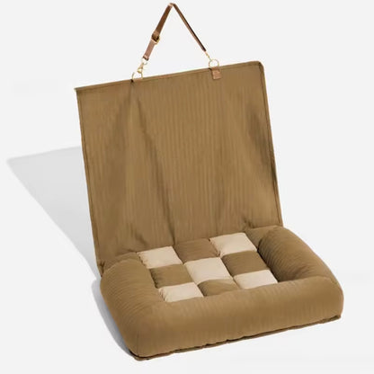 Large Dog Car Seat Bed – Waterproof & Bolstered with Anti-Slip Base