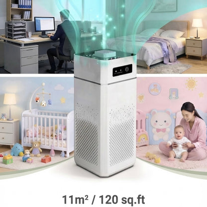 HEPA Air Purifier for Pets | 360° Air Intake | 20dB Sleep Mode | USB | 20m² / 215 sq.ft Coverage