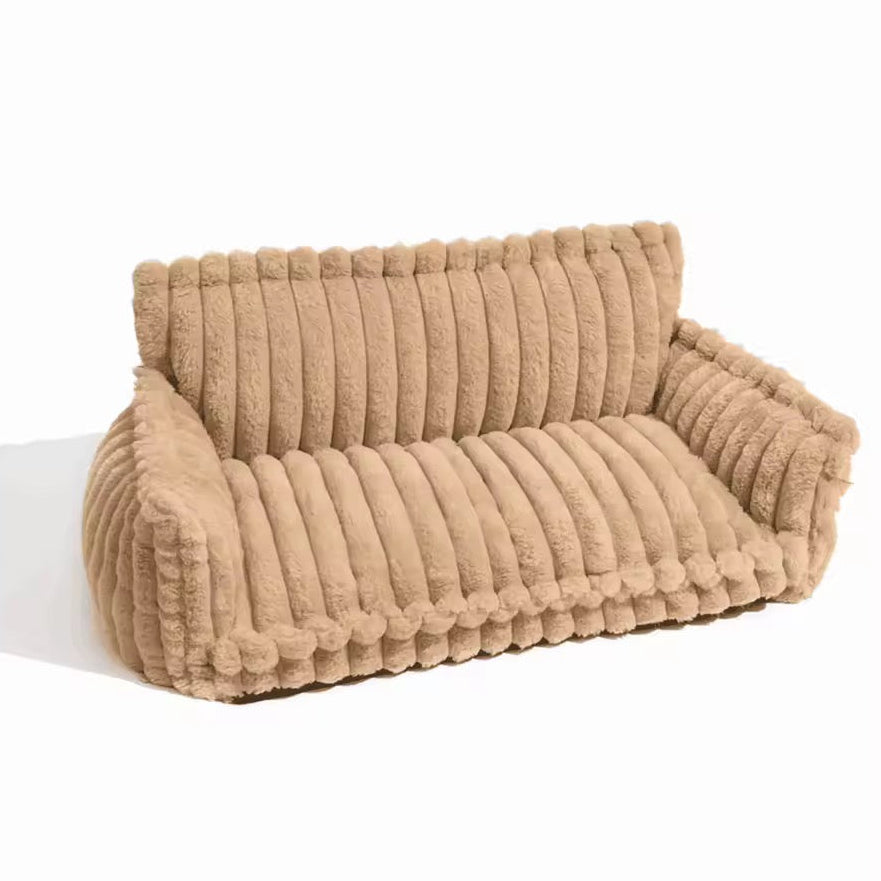 Orthopedic Dog Bed with Elevated Headrest & Joint Support