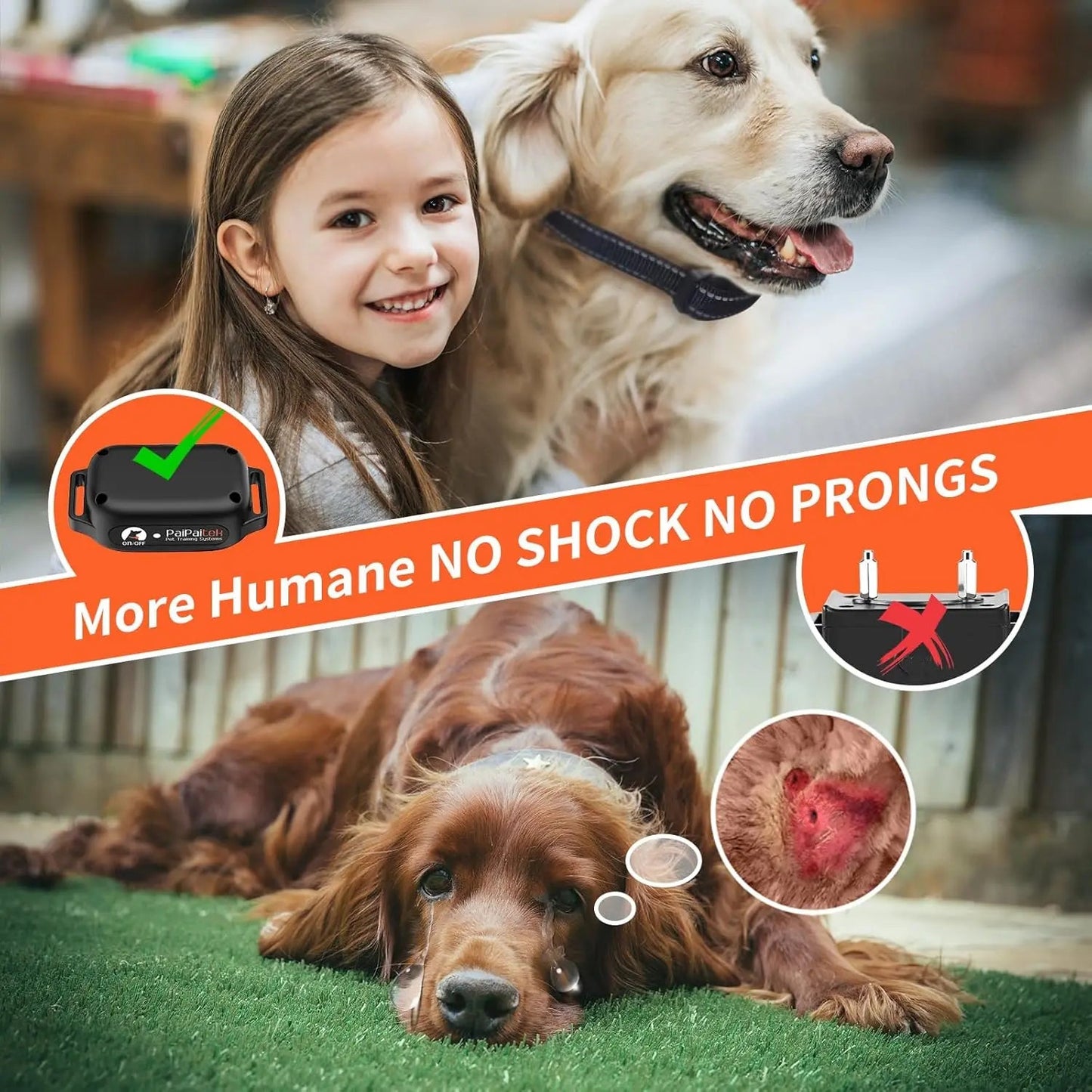 BarkShield | Anti Bark Collar for Dogs with Sound & Vibration | Adjustable Fit for Stress-Free Bark Control 5