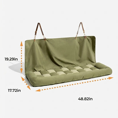 Large Dog Car Seat Bed – Waterproof & Bolstered with Anti-Slip Base