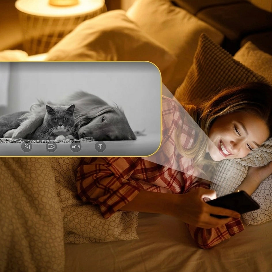 Smart Indoor Pet Camera | 2K Resolution with Night Vision & Two-Way Audio | Ideal Dog & Cat Monitor