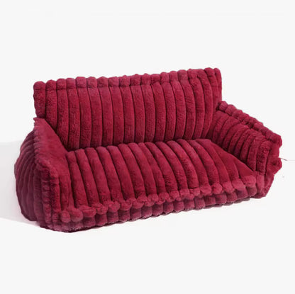Orthopedic Dog Bed with Elevated Headrest & Joint Support