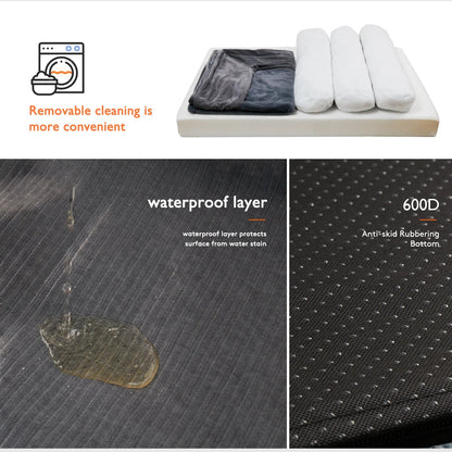 Comfort Haven | Large Orthopedic Dog Bed with Bolster & Waterproof Liner | Ultimate Support for Large Breeds 6