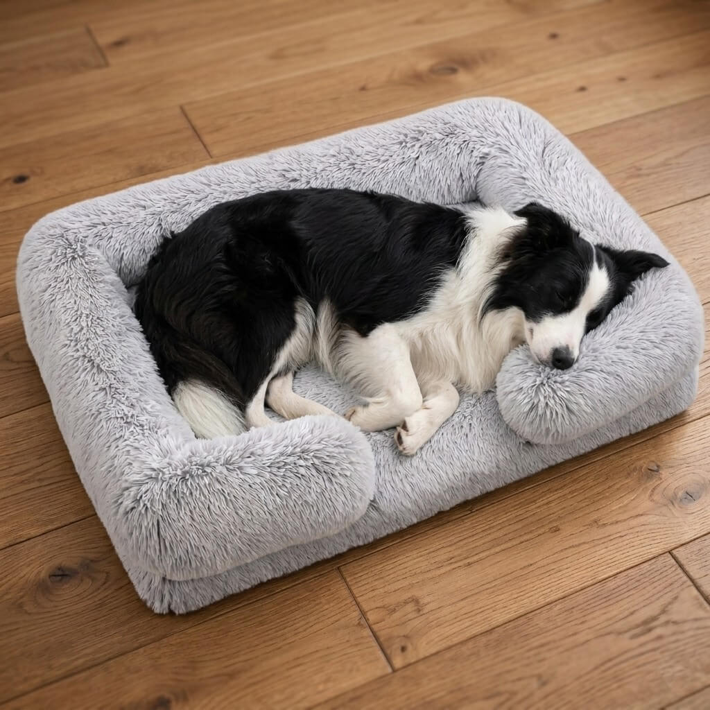Comfort Haven | Orthopedic Dog Bed with High-Density Foam & Bolster Support | Large Size for Joint Relief 0