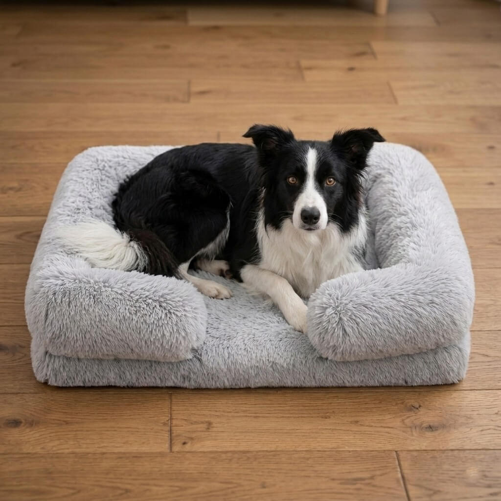 Comfort Haven | Orthopedic Dog Bed with High-Density Foam & Bolster Support | Large Size for Joint Relief 1