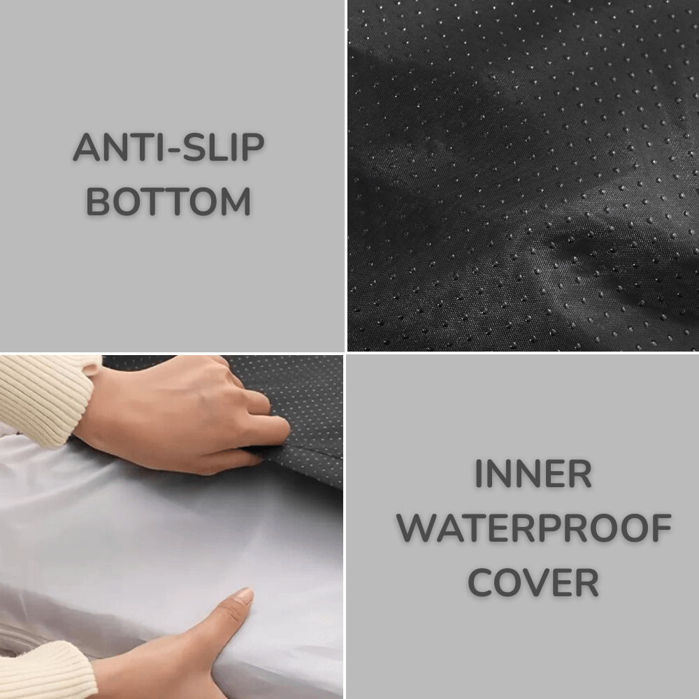 Comfort Haven | Orthopedic Dog Bed with High-Density Foam & Bolster Support | Large Size for Joint Relief 7