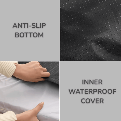 Comfort Haven | Orthopedic Dog Bed with High-Density Foam & Bolster Support | Large Size for Joint Relief 7