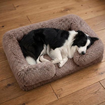Comfort Haven | Orthopedic Dog Bed with High-Density Foam & Bolster Support | Large Size for Joint Relief 9
