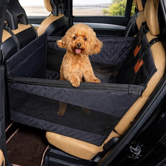 Comfort Travel | Car Seat Extender for Dogs with Stable Hard Bottom | Safe & Clean Travel Solution 0