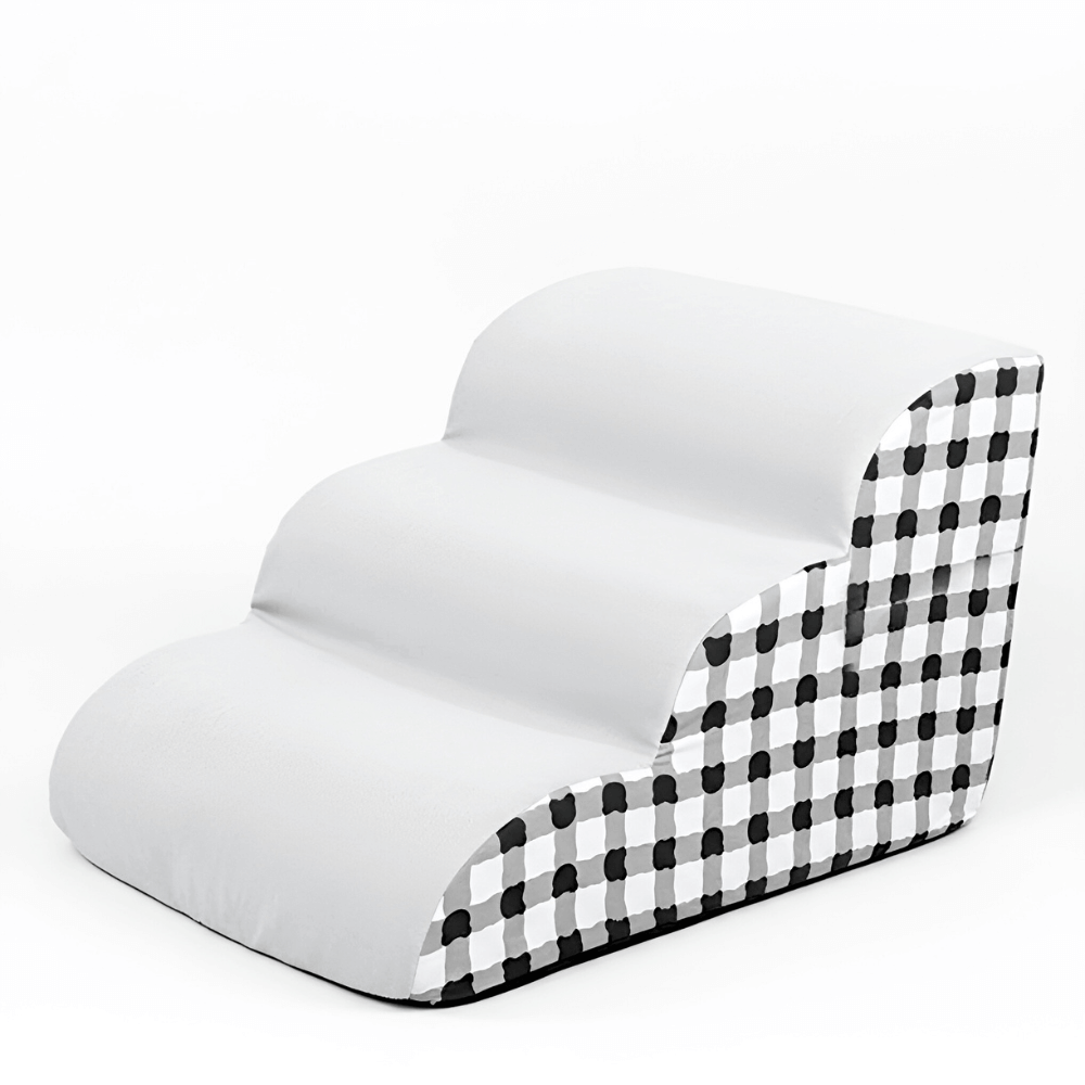 Comfy Bridge | Dog Stairs for Bed with Gentle Slope & Non-Slip Base | Safe Steps for Easy Mobility 0
