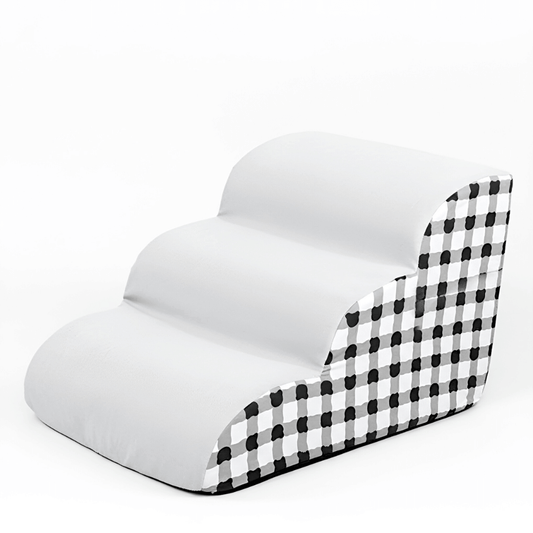 Comfy Bridge | Dog Stairs for Bed with Gentle Slope & Non-Slip Base | Safe Steps for Easy Mobility 0