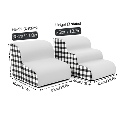 Comfy Bridge | Dog Stairs for Bed with Gentle Slope & Non-Slip Base | Safe Steps for Easy Mobility 6