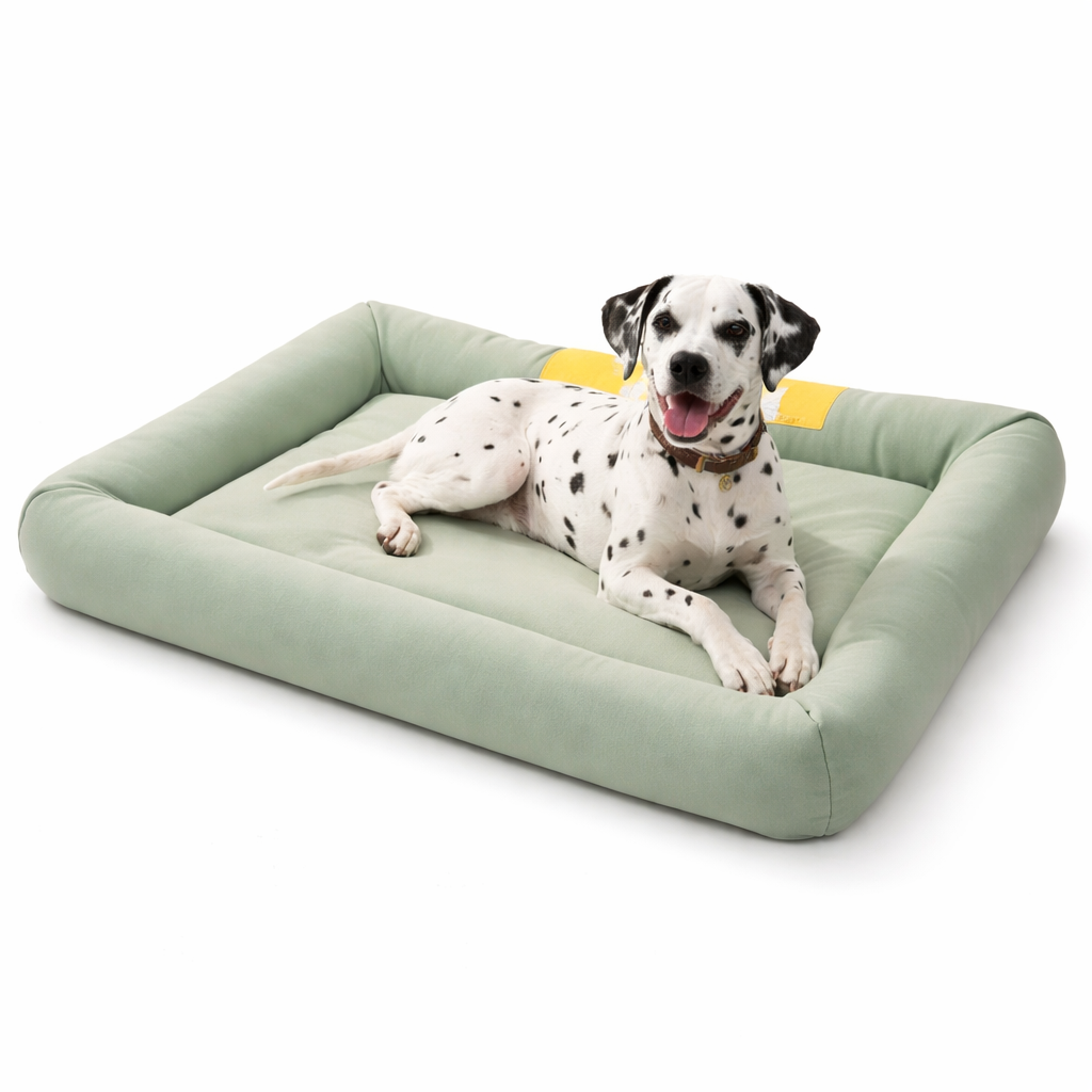 Cooling Dog Bed | Waterproof Design with Breathable Cooling Technology | Plush Comfort for Summer Relaxation 0