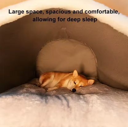 CozyCave | Large Dog Bed with Removable Washable Mat | Warm Shelter for Comfort 6