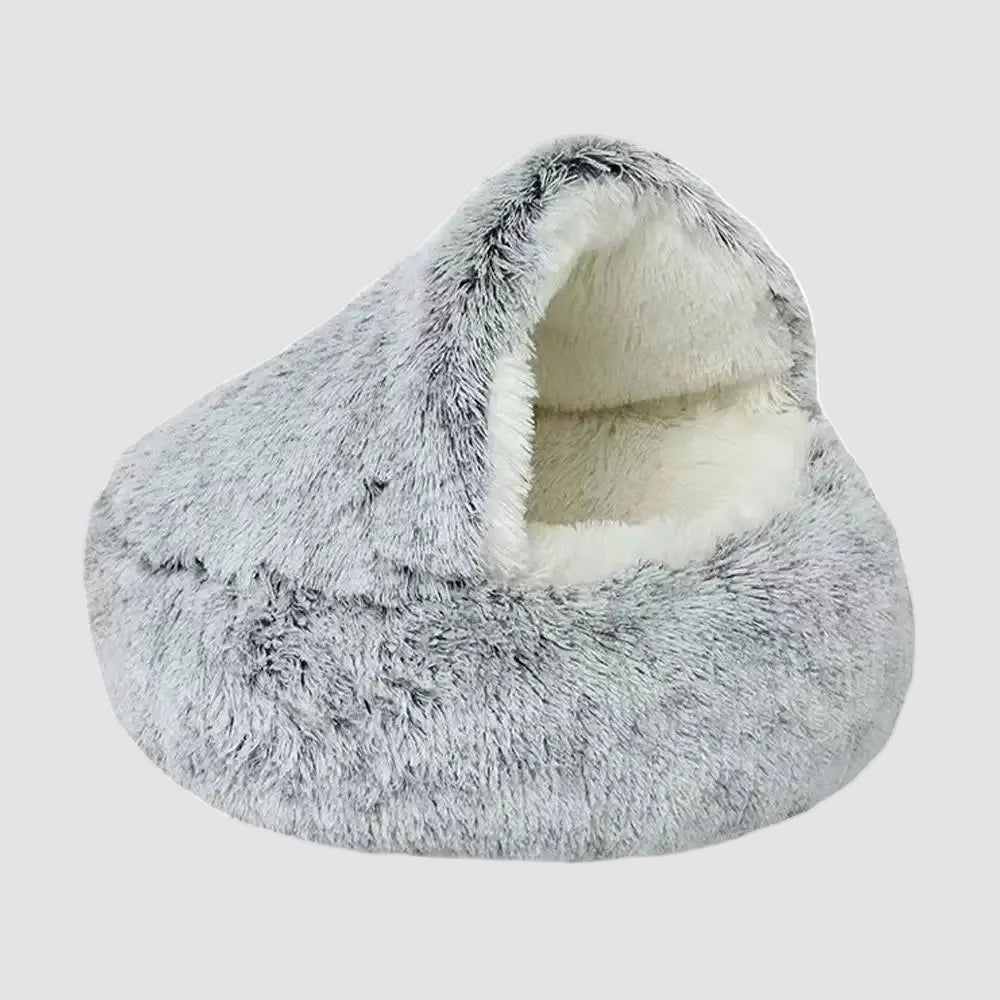 Cozy Cat Cave | Plush Cat Bed with Soft Textures for Ultimate Comfort 2